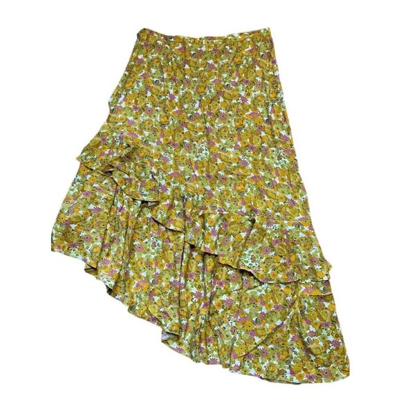 Ted Baker Sz 5 / US 12 Skirt Ariello Pleated Midi Classic Preppy Boho Fairycore - Picture 3 of 7